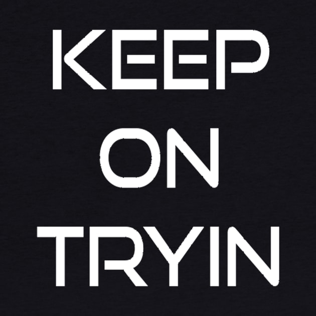 Keep trying. Motivational gym workout by Motivation King